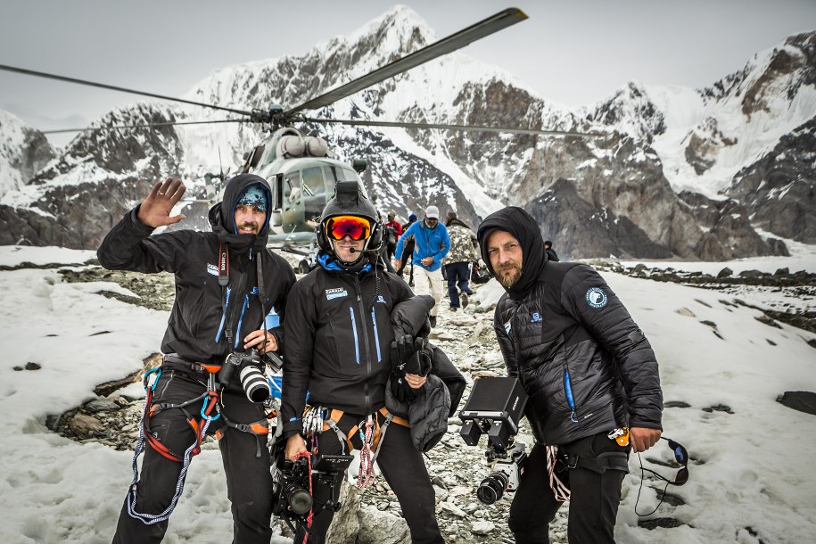 Ekipa towarzysząca wyprawie Andrzeja Bargiela /Marcin Kin Photograph /Materiały prasowe