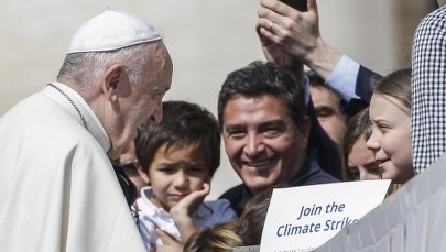 Eko-pipi spotkała się z papieżem Franciszkiem