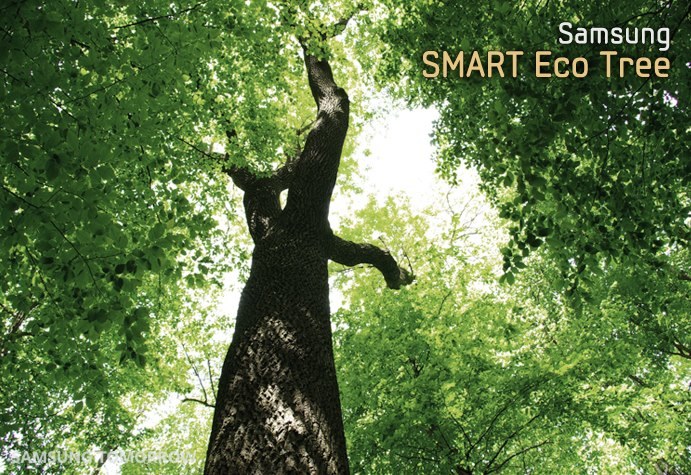 Ekologiczne drzewo - innowacyjna technologia Samsunga /materiały prasowe