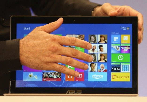 Ekran Start w Windows 8 powstał z myślą o urządzeniach dotykowych /AFP