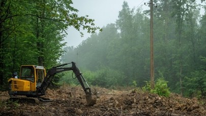 Ekshumacje w Puźnikach ruszyły. Teren zabezpiecza policja