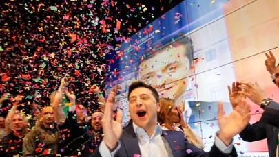 Ekspert OSW: Zwycięstwo Zełenskiego to wynik wielkiej tęsknoty za zamianą