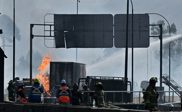Eksplodowała ciężarówka przewożąca gaz. Są ofiary śmiertelne