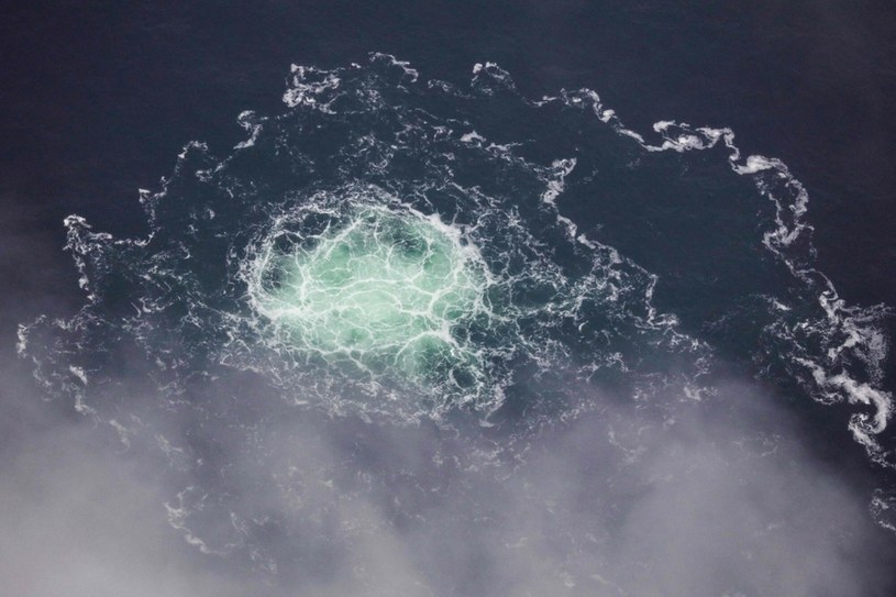 Eksplozja gazociągu Nord Stream /AFP PHOTO / SWEDISH COAST GUARD /East News