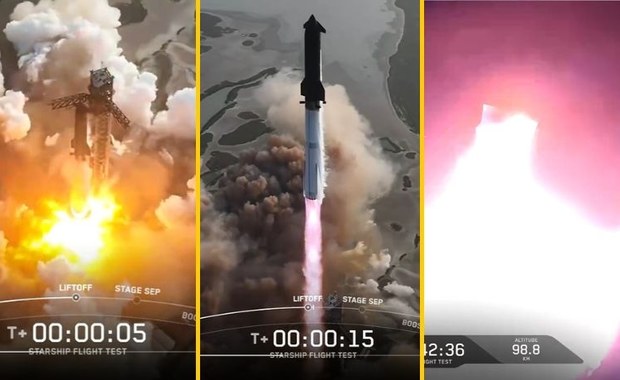 Eksplozja nad Oceanem Indyjskim. Starship Elona Muska się rozpadł