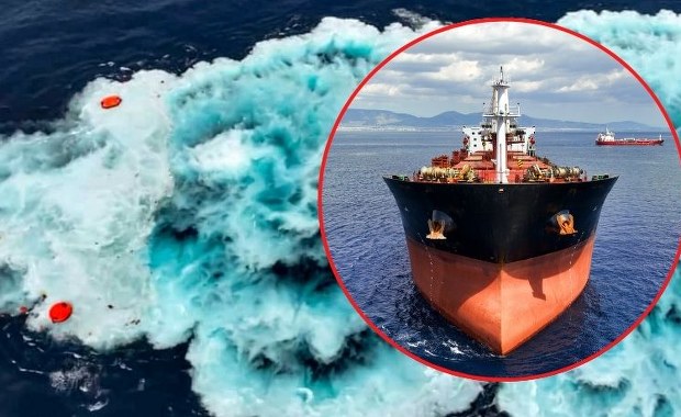 Eksplozja pocisku w pobliżu statku. Groźna sytuacja niedaleko cieśniny Ormuz