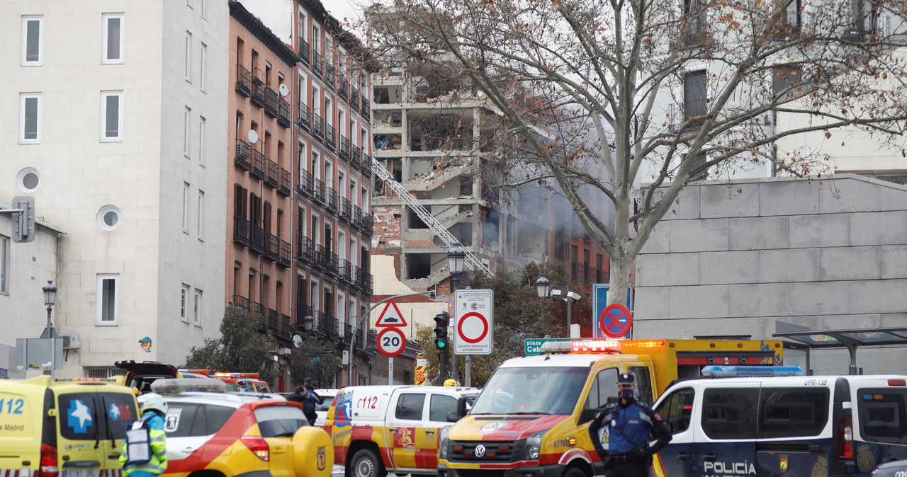 Eksplozja w centrum Madrytu