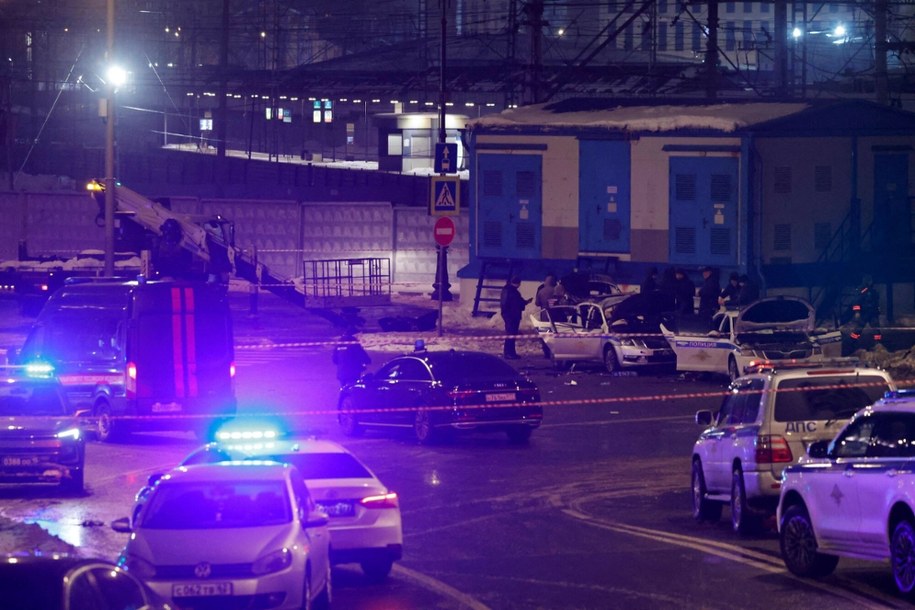 Eksplozja w centrum Moskwy. Policjant zginął, dwóch rannych po wybuchu przy dworcu /TATYANA MAKEYEVA/AFP/East News /East News