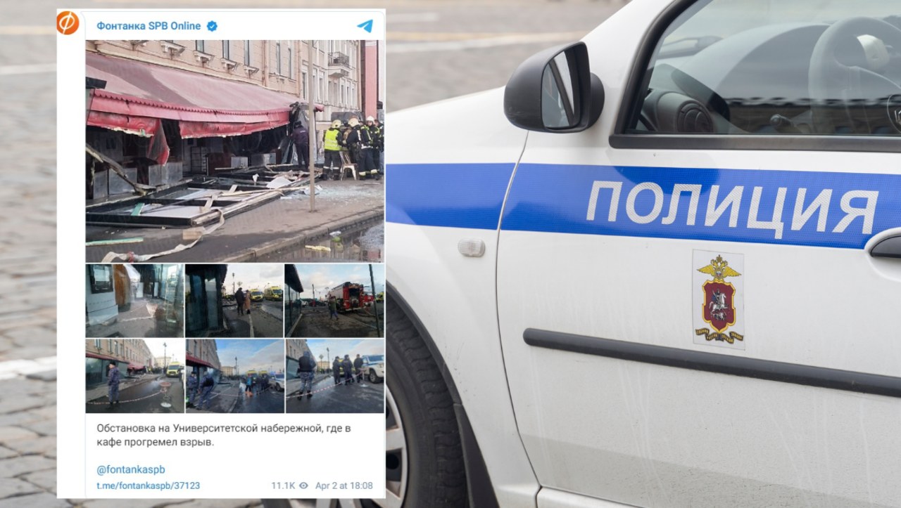 Eksplozja w centrum Petersburga. Zginął znany rosyjski bloger wojskowy