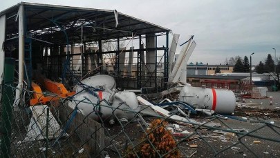 Eksplozja w hali w Świebodzinie. "Mieszkamy 17 kilometrów dalej, a szyby nam się zatrzęsły"