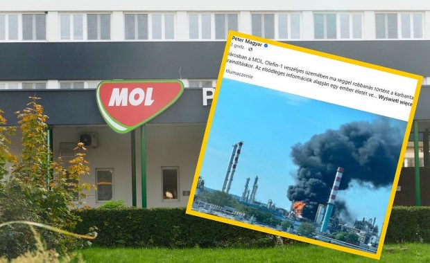 Eksplozja w zakładach MOL na Węgrzech. Prezes koncernu podał przyczynę