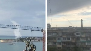 Eksplozje na Krymie. Strona rosyjska: Strąciliśmy drona