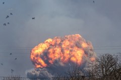 Eksplozje w największym magazynie amunicji na Ukrainie
