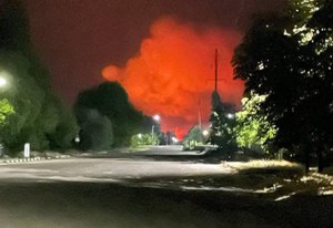Eksplozje w Skadowsku. Wybuch w składzie amunicji Rosjan