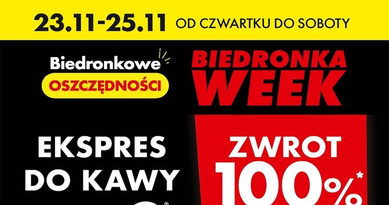 Ekspres do kawy za darmo w Biedronce!  /Biedronka /INTERIA.PL