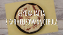 Ekspresowa tarta z karmelizowaną cebulą