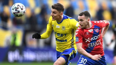 Ekstraklasa: Pięć bramek w Gdyni, Arka pokonała Raków