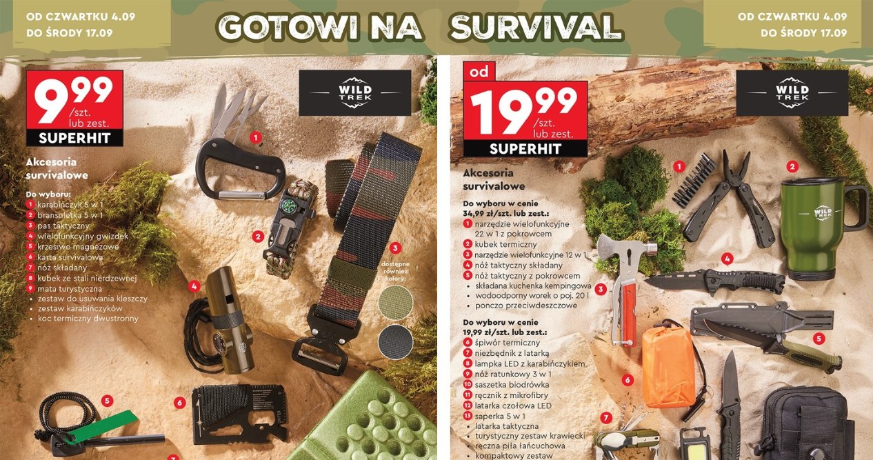 Ekwipunek survivalowy z Biedronki /Biedronka /INTERIA.PL