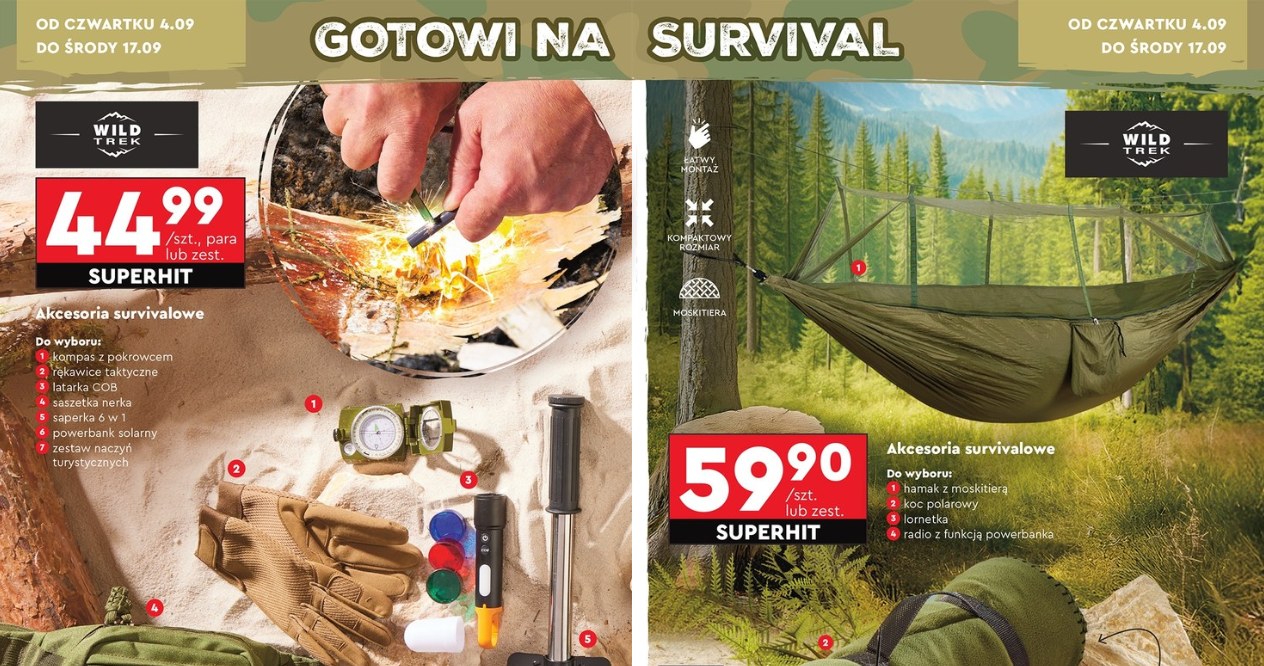 Ekwipunek survivalowy z Biedronki /Biedronka /INTERIA.PL