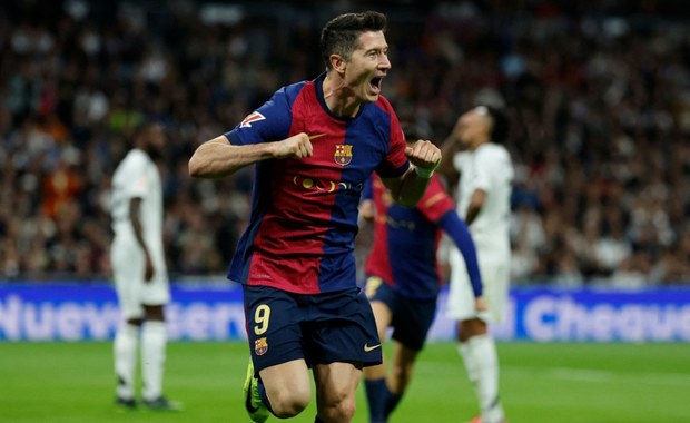 El Clasico: Lewandowski znów został bohaterem Barcelony