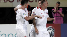 El. Euro 2020. Macedonia Północna - Polska 0-1. Wideo