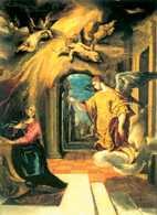 El Greco, Zwiastowanie, ok. 1575 /Encyklopedia Internautica