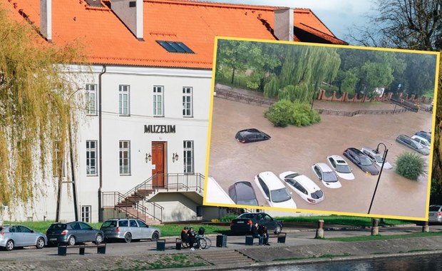 Elbląg walczy z wodą. Muzeum "ewakuowało" zabytki 