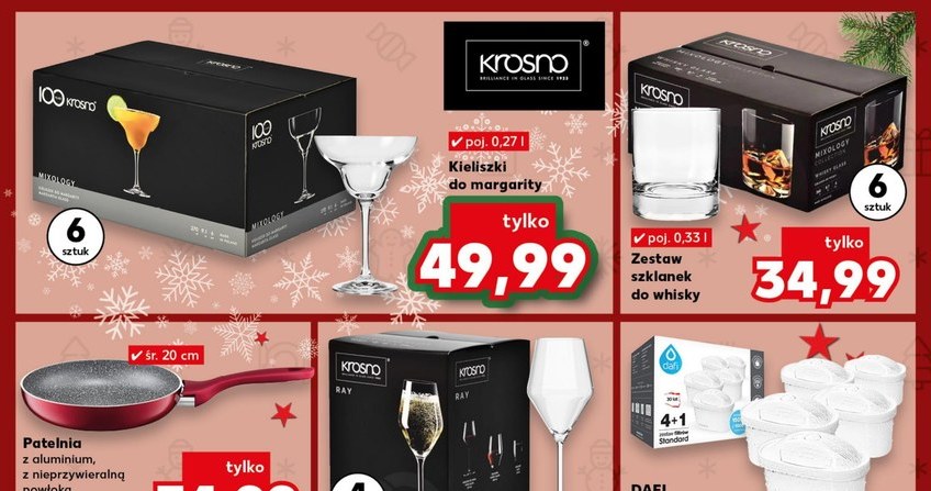 Elegancja na stole za mniej! Kieliszki Krosno w Kauflandzie w świetnej cenie! /Kaufland /INTERIA.PL