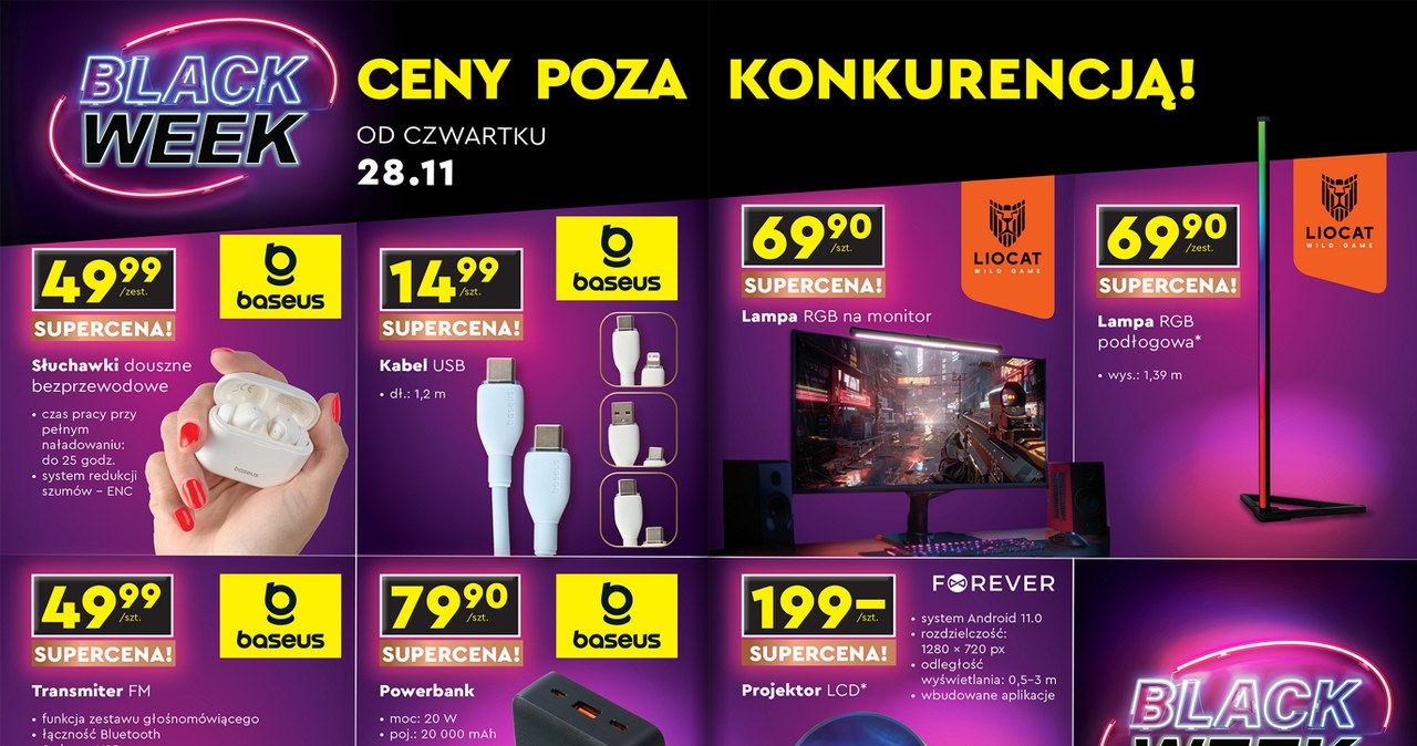 Elektronika nawet 75% taniej w Biedronce! /Biedronka /INTERIA.PL