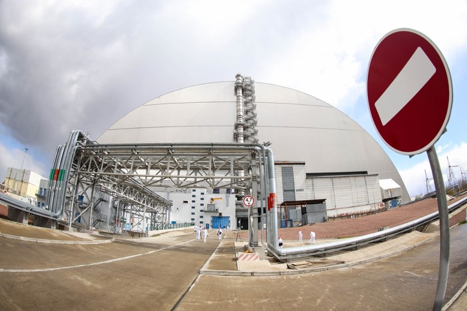 Elektrownia w Czarnobylu obecnie /Victor Kovalchuk /PAP