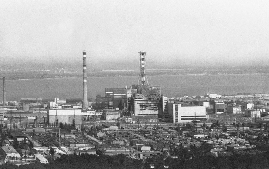 Elektrownia w Czarnobylu w 1986 r. /	Valeriy Zufarov /PAP/Photoshot