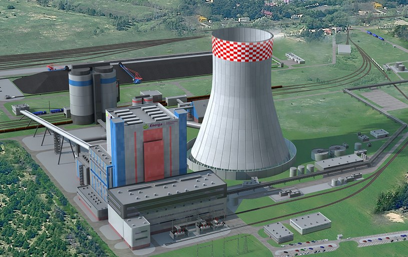 Elektrownia w Ostrołęce wizualizacja, źródło: Energa /Informacja prasowa