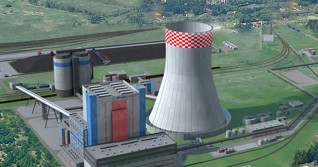 Elektrownia w Ostrołęce wizualizacja, źródło: Energa /Informacja prasowa