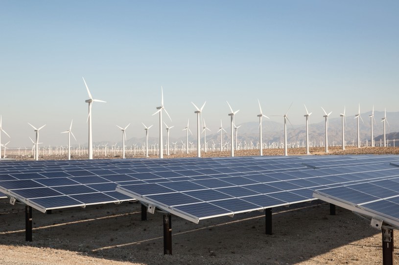 Elektrownie słoneczne i wiatrowe będą zasilać Google /123RF/PICSEL