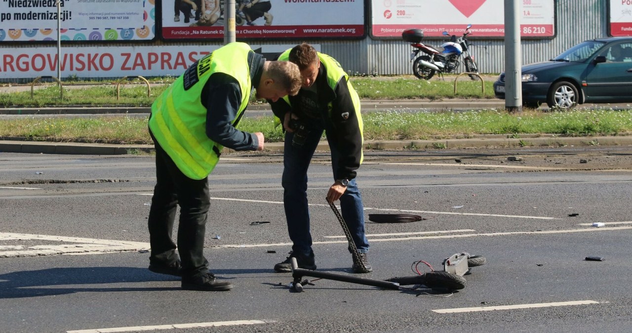 Elektryczna hulajnoga to wbrew pozorom niebezpieczny środek transportu /JAROSLAW JAKUBCZAK/ POLSKA PRESS /East News