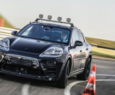 Elektryczne Porsche Macan przyłapane na drodze. Wygląda jak Taycan "na masie"