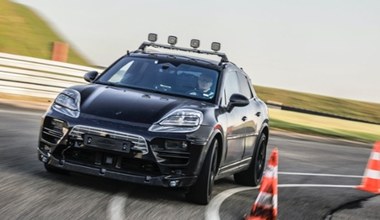 Elektryczne Porsche Macan przyłapane na drodze. Wygląda jak Taycan "na masie"