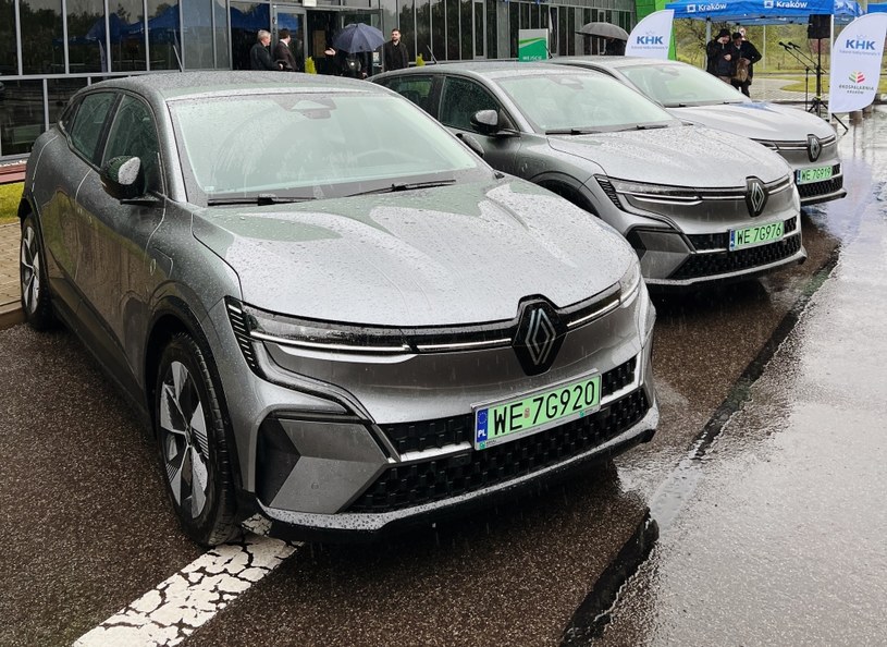Elektryczne Renault Megane E-Tech dla Krakowa. Mają po 220 KM i przyspieszają do setki w 7,2 s /Informacja prasowa