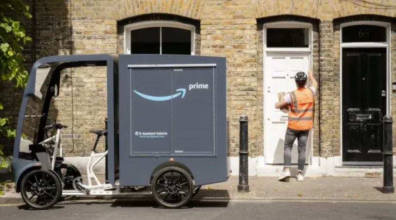 Elektryczne rowery od Amazona przypominają mini-ciężarówki /Źródło: Amazon /materiały prasowe