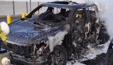 Elektryczny Ford F-150 Ligtning stanął w ogniu na fabrycznym parkingu