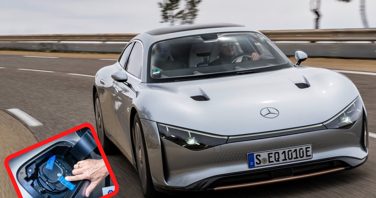 Elektryczny Mercedes Vision EQXX pokonał 1008 km bez ładowania baterii. W trakcie testu średnie zużycie energii było rekordowo niskie - według producenta nie przekroczyło 8,7 kWh na 100 kilometrów /Informacja prasowa