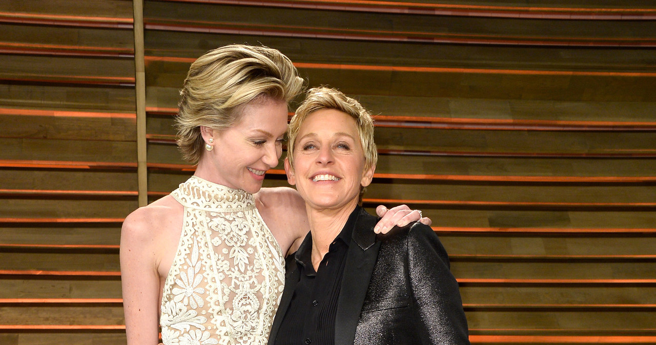 Elen DeGeneres i Portia De Rossi /Pascal Le Segretain /Getty Images