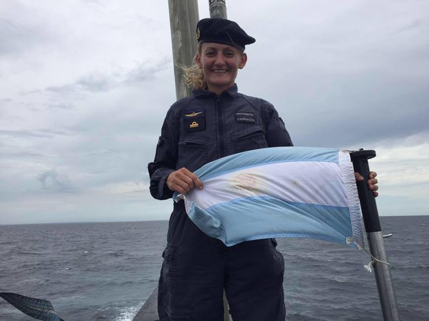 Eliana Maria Krawczyk to pierwsza kobieta oficer marynarki wojennej w całej Ameryce Południowej /foto. Eliana Krawczyk/Facebook /