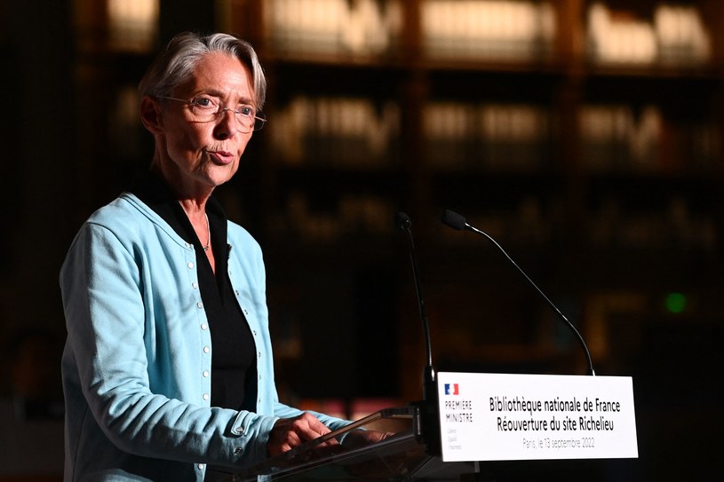 Elisabeth Borne, premier Francji /AFP