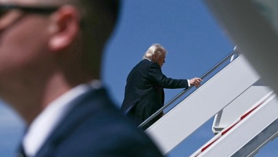 Elita na pokładzie samolotu z Trumpem. Kierunek Chiny