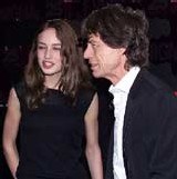 Elizabeth Jagger z ojcem /INTERIA.PL