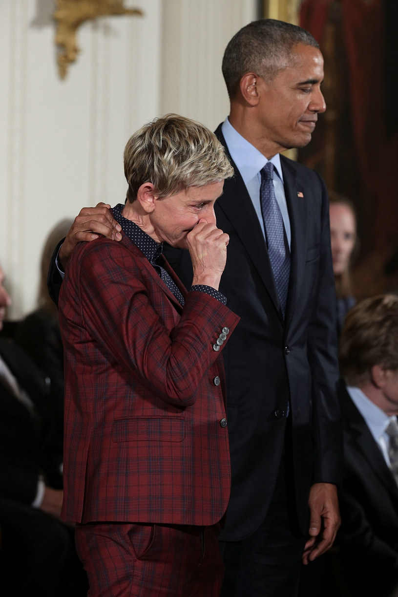Ellen DeGeneres i Barack Obama /Alex Wong / Staff /Getty Images