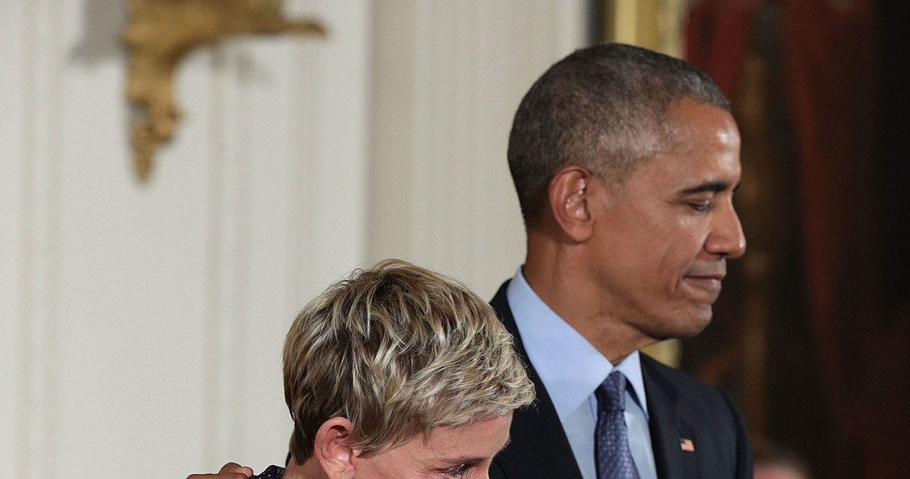 Ellen DeGeneres i Barack Obama /Alex Wong / Staff /Getty Images