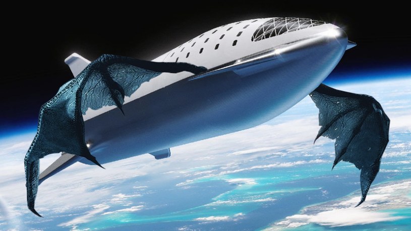 Elon Musk chce wyposażyć statek Starship w smocze skrzydła ku chwale Gry o tron /Geekweek