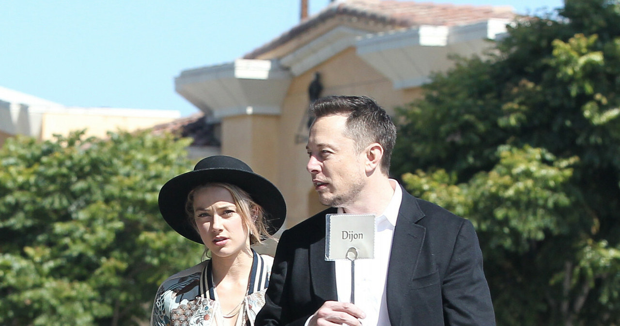 Elon Musk i Amber Heard w 2017 r. /Sam Sharma, PacificCoastNews/EAST NEWS /East News